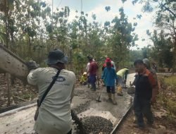 Pelaksanaan Padat Karya Tunai oleh warga masyarakat dsn.Wonoboyo