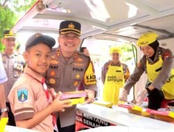 Polres Tulungagung Bagikan Program Makan Bergizi Gratis