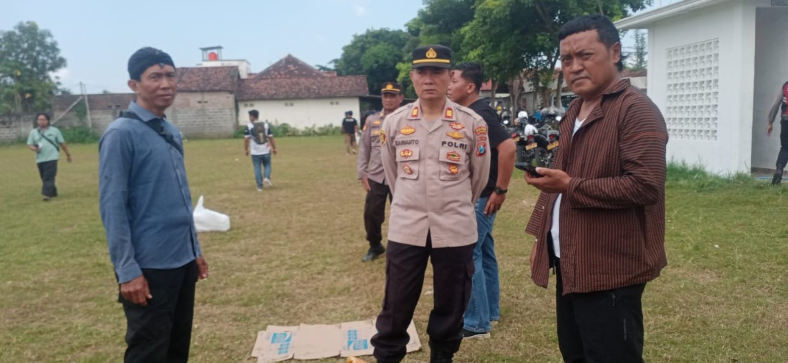 Kades sumberjo kulon dan aparat kepolisian