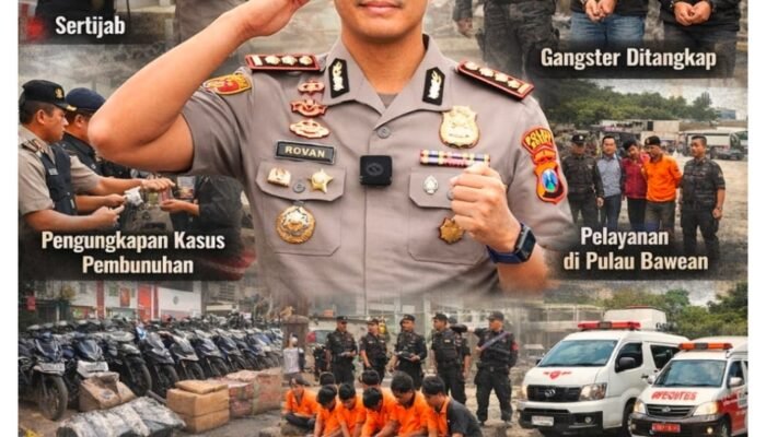 Kado Pengabdian Terakhir Untuk Gresik Sebelum Bertugas ke Mabes Polri : 13 Prestasi Luar Biasa AKBP Rovan Richard Mahenu