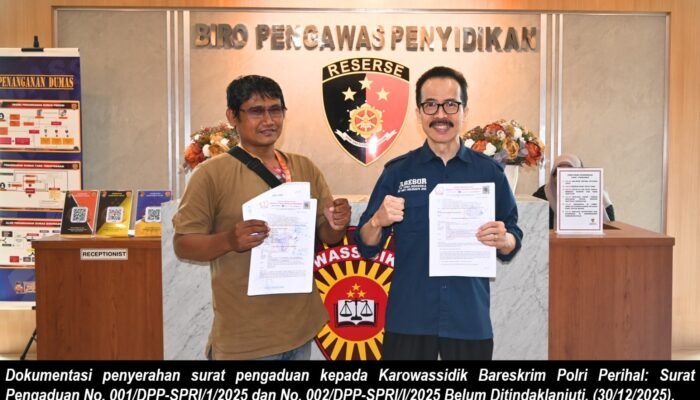 Soegiharto Santoso Ajukan Keberatan Resmi ke Bareskrim, Minta Pertanggungjawaban atas Penghentian Penyidikan yang Tidak Adil