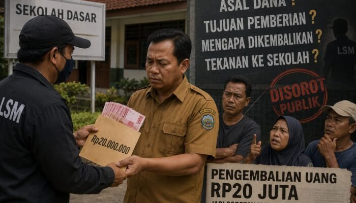 Oknum LSM Kembalikan Rp20 Juta ke Kepsek, Publik Bangkalan Minta Transparansi