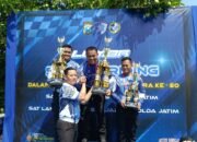 Satlantas Polres Gresik Berprestasi, Aiptu Bambang Juara 1 Safety Riding Hari Bhayangkara ke-80