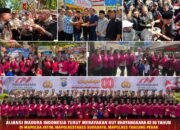 Prank Hari Bhayangkara, PJU Polda Jatim, Polrestabes & Polres Pelabuhan Tanjung Perak Keluar Hadapi Massa AMI, Ujungnya Malah Potong Kue
