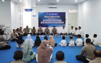Polres Nganjuk Tandai Operasional Gedung BPKB Baru dengan Tasyakuran dan Santunan Anak Yatim