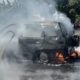 Mobil Terbakar di SPBU Sukomoro Nganjuk, Satu Anak Alami Luka Bakar