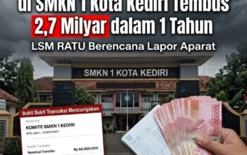 Pungutan Berkedok Iuran SKP di SMKN 1 Kota Kediri Tembus 2,7 Milyar dalam 1 Tahun, LSM RATU Berencana Lapor Aparat