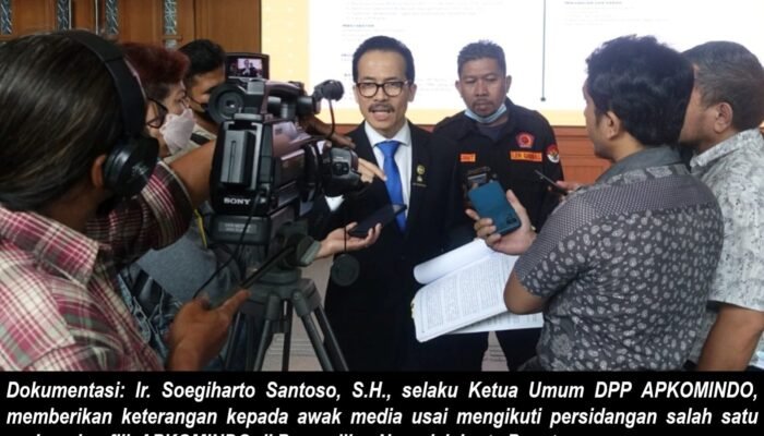 Setelah 15 Tahun Sengketa dan 17 Laporan Polisi, APKOMINDO Harapkan Kepastian Administrasi Perkara Kasasi Nomor 431 K/TUN/2026