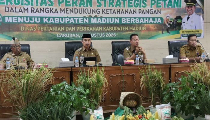 Dukung Ketahanan Pangan, Pemkab Madiun Gelar Sinergisitas Peran Strategis Petani