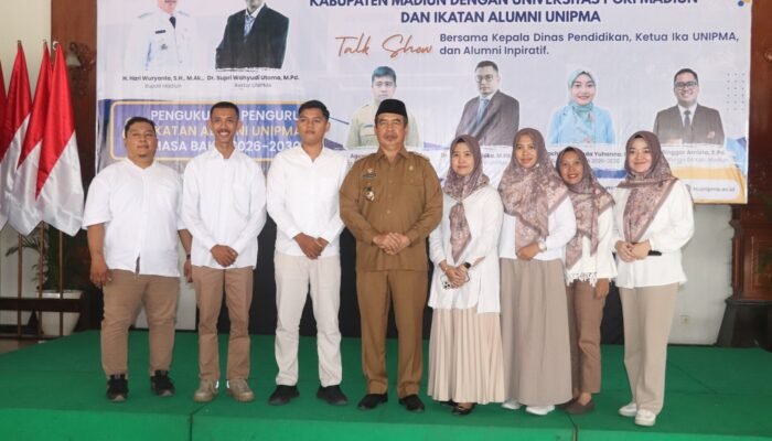 Pemkab Madiun dan Unipma Perkuat Sinergi, IKA Unipma Masa Bakti 2026–2030 Dikukuhkan