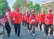 Satu Jiwa, Satu Langkah: Semangat Betet Sejahtera Warnai Kemeriahan Gerak Jalan HUT RI ke-81 