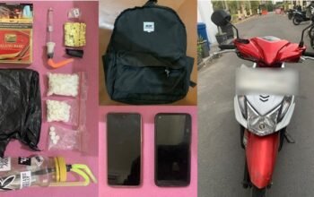 Tiga Terduga Pengedar Ditangkap, Satresnarkoba Polres Nganjuk Sita Sabu dan Pil Dobel L