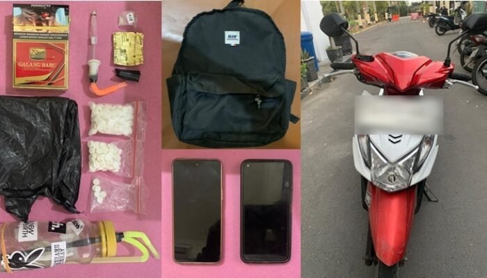 Tiga Terduga Pengedar Ditangkap, Satresnarkoba Polres Nganjuk Sita Sabu dan Pil Dobel L