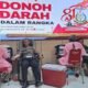 Polres Nganjuk Ambil Bagian dalam Aksi Donor Darah di Harlah Kejaksaan ke-81