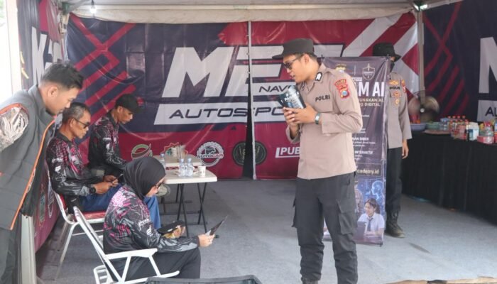 Polres Pasuruan Sosialisasikan Pemahaman AI kepada Peserta Rally Piala Bhayangkara 2026