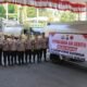 Polres Nganjuk Kerahkan Water Cannon dan Truk Tangki Pasok Puluhan Ribu Liter Air Bersih di Ngetos
