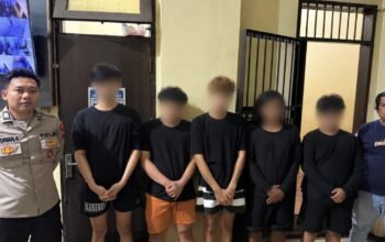 Dua Kasus Berbeda Dibongkar, Polres Nganjuk Amankan Enam Orang dan Sita Pil LL serta Sabu