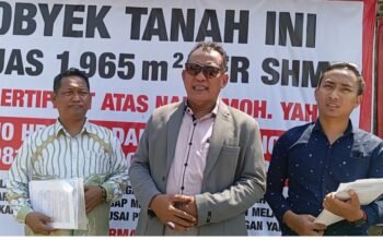 Buktikan Keberadaan Patok dan Objek Sengketa, PN Kabupaten Kediri Lakukan Descente Kasus Sengketa Tanah Kedungsari