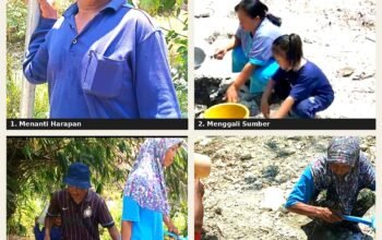 Krisis Air Bersih Mengancam,Warga Desa Pule Nganjuk Terpaksa Gunakan Air Keruh dari Dasar Sungai