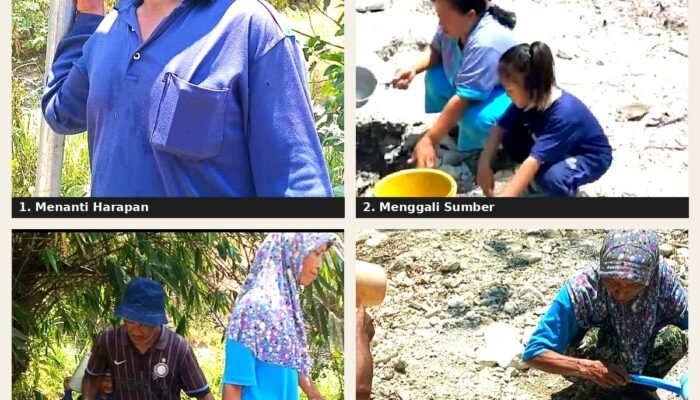 Krisis Air Bersih Mengancam,Warga Desa Pule Nganjuk Terpaksa Gunakan Air Keruh dari Dasar Sungai