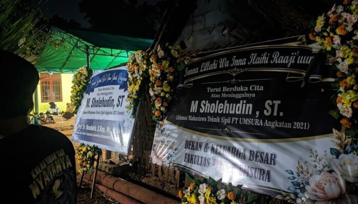 Keluarga Besar Fakultas Teknik UMSURA Sampaikan Duka Cita atas Wafatnya Sholehudin, Mahasiswa Teknik Sipil Angkatan 2021