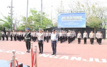 Polres Nganjuk Gelar Pasukan Operasi Patuh Semeru 2026, Kapolres Tekankan Penegakan Hukum yang Humanis