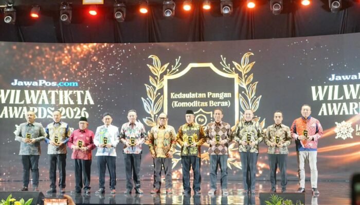 Kabupaten Madiun Raih Penghargaan Wilwatikta Awards 2026 Kategori Kedaulatan Pangan.