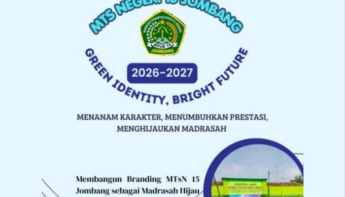 Menanam Karakter, Menumbuhkan Prestasi: MTsN 15 Jombang Perkuat Identitas Diri Melalui Program “Madrasah Hijau”